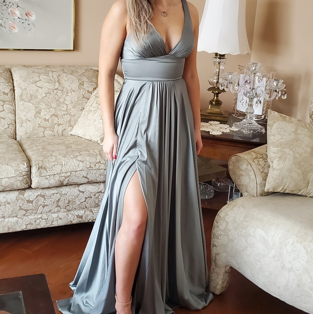 Long dress with tags